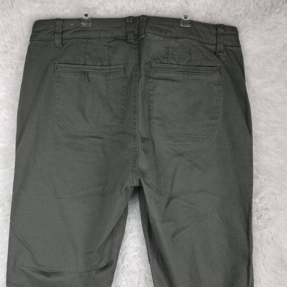 Wit & Wisdom Womens Jeans Ab Solution Ankle Skimmer  Gray Green Mid Rise 6 - Picture 8 of 11